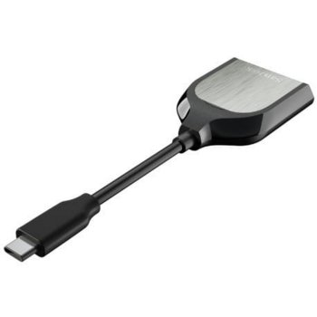 SD karšu lasītājs SanDisk Extreme Pro UHS-II USB-C, sudraba