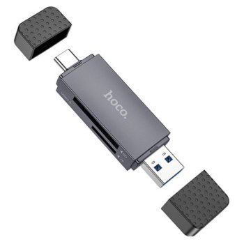 Atmiņas karšu lasītājs HOCO HB45 USB-A un USB-C 5Gbps