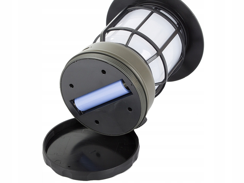 LED kempinga lampa, lukturis ar akumulatoru, USB, āra, ar āķi, Haki krāsa (2)