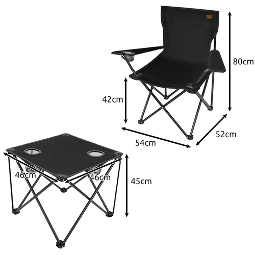 Makšķerēšanas galds + divi krēsli 25468 | Fishing table two chairs (0)