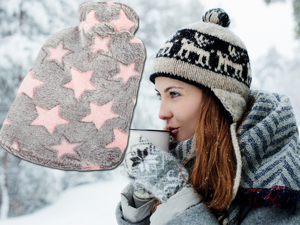 Gumijas Termofors ar Mīkstu Apvalku (7)