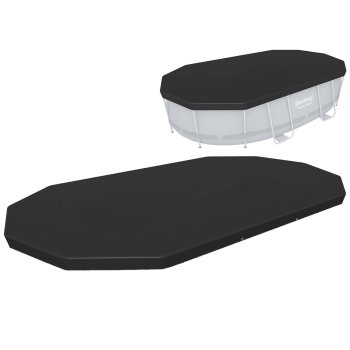 Ovāla karkasa baseina pārsegs 427x250x100cm Bestway 58425
