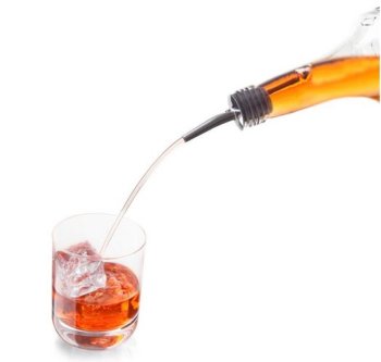 Pudeļu Geizeris Uzgalis Korķis Bāra Piederumi | Stainless Steel Pourer Tapered Spout for Wine Liquor Olive Oil Coffee Syrup Vinegar Bottles