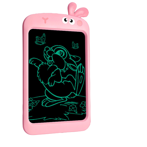 LCD Grafiskā Planšete Zīmēšanai Rakstīšanai 8.5", rozā zaķis | Graphic LCD Tablet