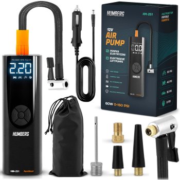 Bezvadu mini gaisa kompresors Humberg HM-251 automašīnai