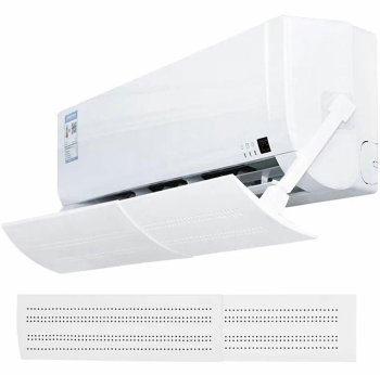 Gaisa Kondicioniera Deflektors Aizsargekrāns Ar Caurumiem | Deflector Protective Screen Cover for Air Conditioner