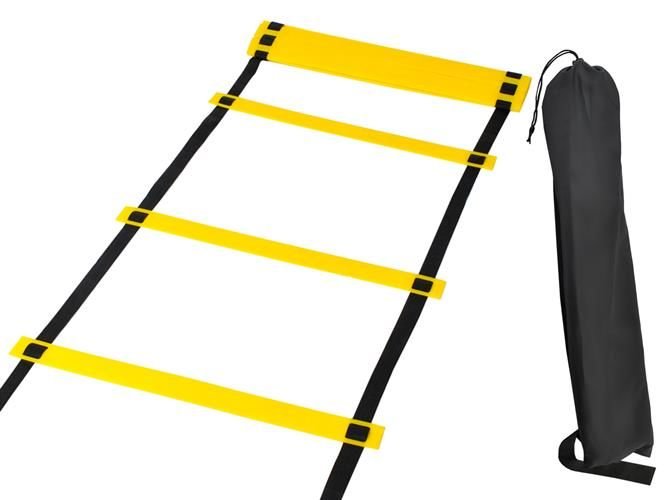 Treniņu kāpnes koordinācijas trepes skriešanai ātrumam sportam 6m | Training Ladder Stairs (5)