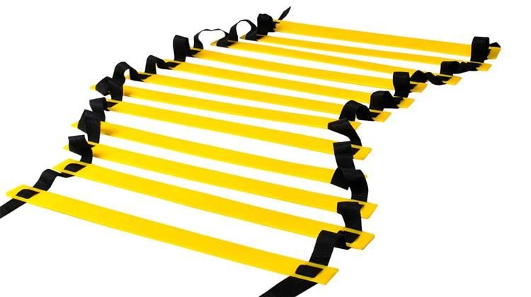 Treniņu kāpnes koordinācijas trepes skriešanai ātrumam sportam 6m | Training Ladder Stairs (6)