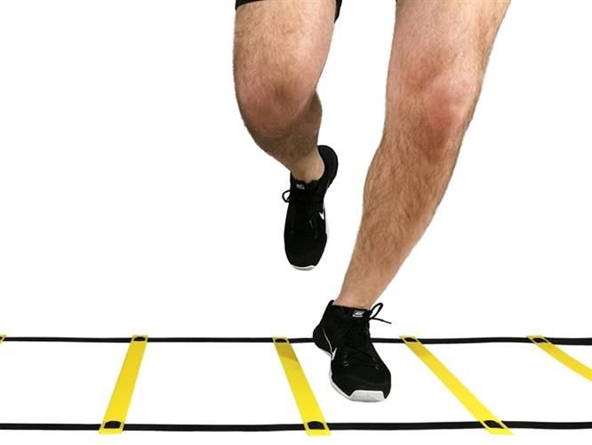 Treniņu kāpnes koordinācijas trepes skriešanai ātrumam sportam 6m | Training Ladder Stairs (9)