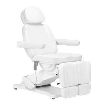 Elektriskais Kosmētiskais Krēsls Sillon Classic 2 Motori Pedi Balts | Electric Cosmetic Chair Motors White