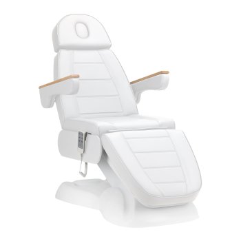 Elektriskais Kosmētiskais Krēsls Sillon Lux 273B 3 Motori Balts | Electric Cosmetic Chair Motors White