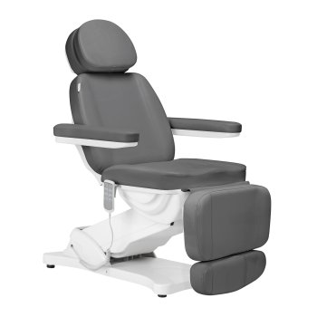 Elektriskais Kosmētiskais Krēsls Sillon Classic 4 Motori Ar Šūpuli Pelēks | Electric Cosmetic Chair Motors With...