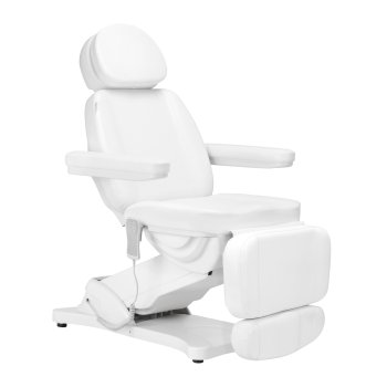 Elektriskais Kosmētiskais Krēsls Sillon Classic 3 Motori Balts | Electric Cosmetic Chair Motors White