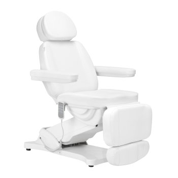 Elektriskais Kosmētiskais Krēsls Sillon Classic 4 Motori Ar Šūpuļkrēslu Balts | Electric Cosmetic Chair Motors...