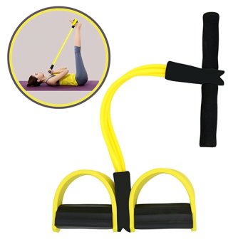 Kāju Espanders Trenažieris Ķermeņa Vēdera Muskuļu Stiprināšanai, Dzeltens | Tummy Trimmer Exercise Waist Abs Workout Fitness