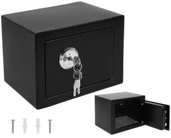 Drošības Mēbeļu Seifs Mājām Ofisam ar Atslēgu l Small Security Safe with Key
