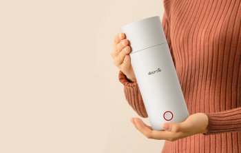 Deerma DR050 Pārnēsājamais Ūdens Sildītājs Elektriskā Bļodas Vārīšanas Krūze, 350 ml l Portable Water...