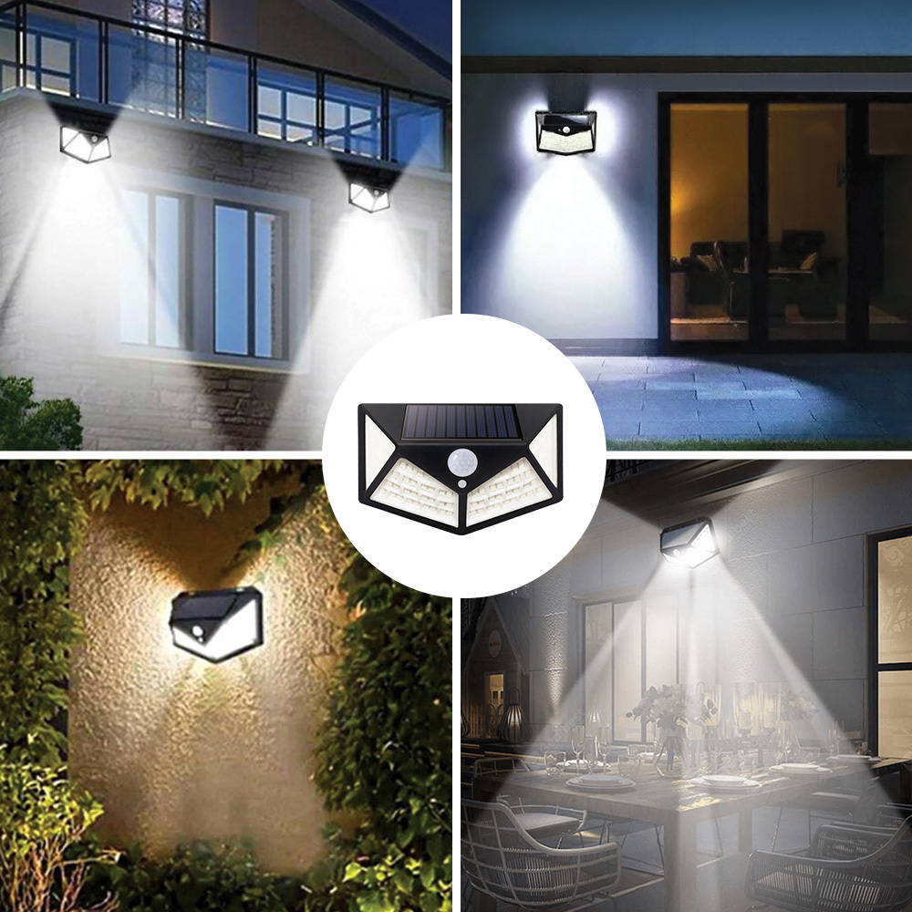Saules lampa ar kustības sensoru Forever Light SUNARI FLS-65 100 SMD LED 6W 480lm IP65 (3)