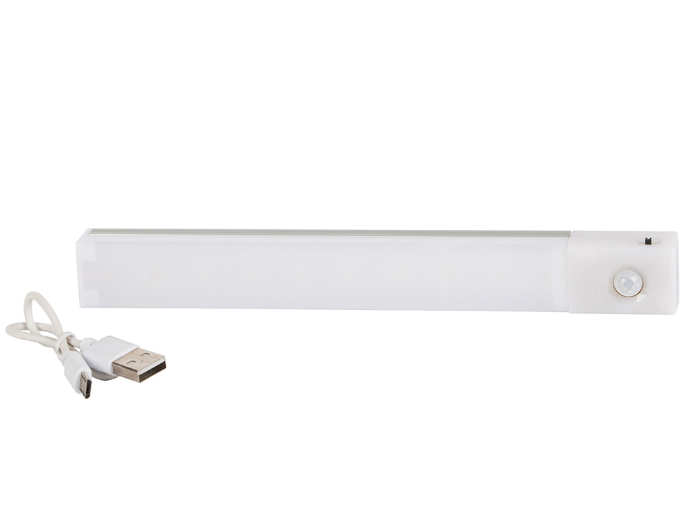 Pašlīmējoša bezvadu lampa, gaismeklis ar kustības detektoru, LED lente, 20 cm | LED Lamp Strip Light with Motion... (0)