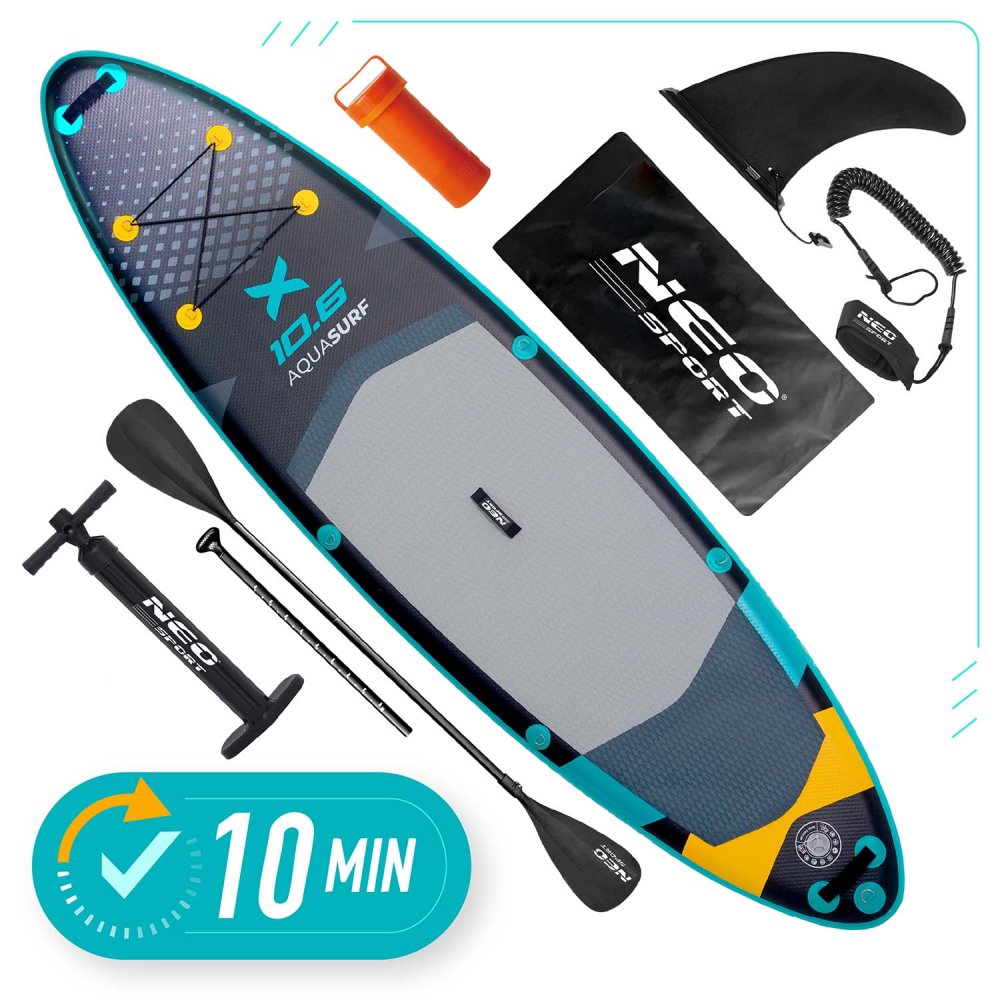 Piepūšamais SUP dēlis Aquasurf 320 x 84 x 15 cm Neo-Sport 170207 (1)