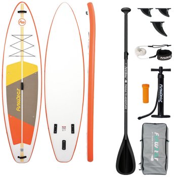 Piepūšamais SUP dēlis FunWater SUPFW69B 335cm oranžs/balts