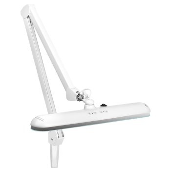 LED kosmētiskā lampa Elegante 801-tl ar skavu un regulējamu gaismu, balta