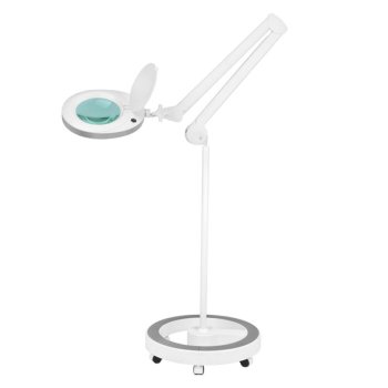 Kosmētiskā lampa lupa Elegante 6025 60 LED SMD 5D ar statīvu