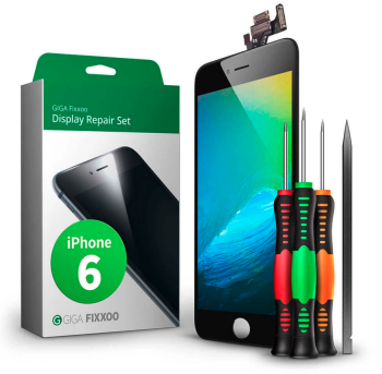 Apple iPhone 6 GIGA Fixxoo LCD Telefona Ekrāns / Displejs, Melns + Instrumentu Komplekts | LCD + Touch Panel with...