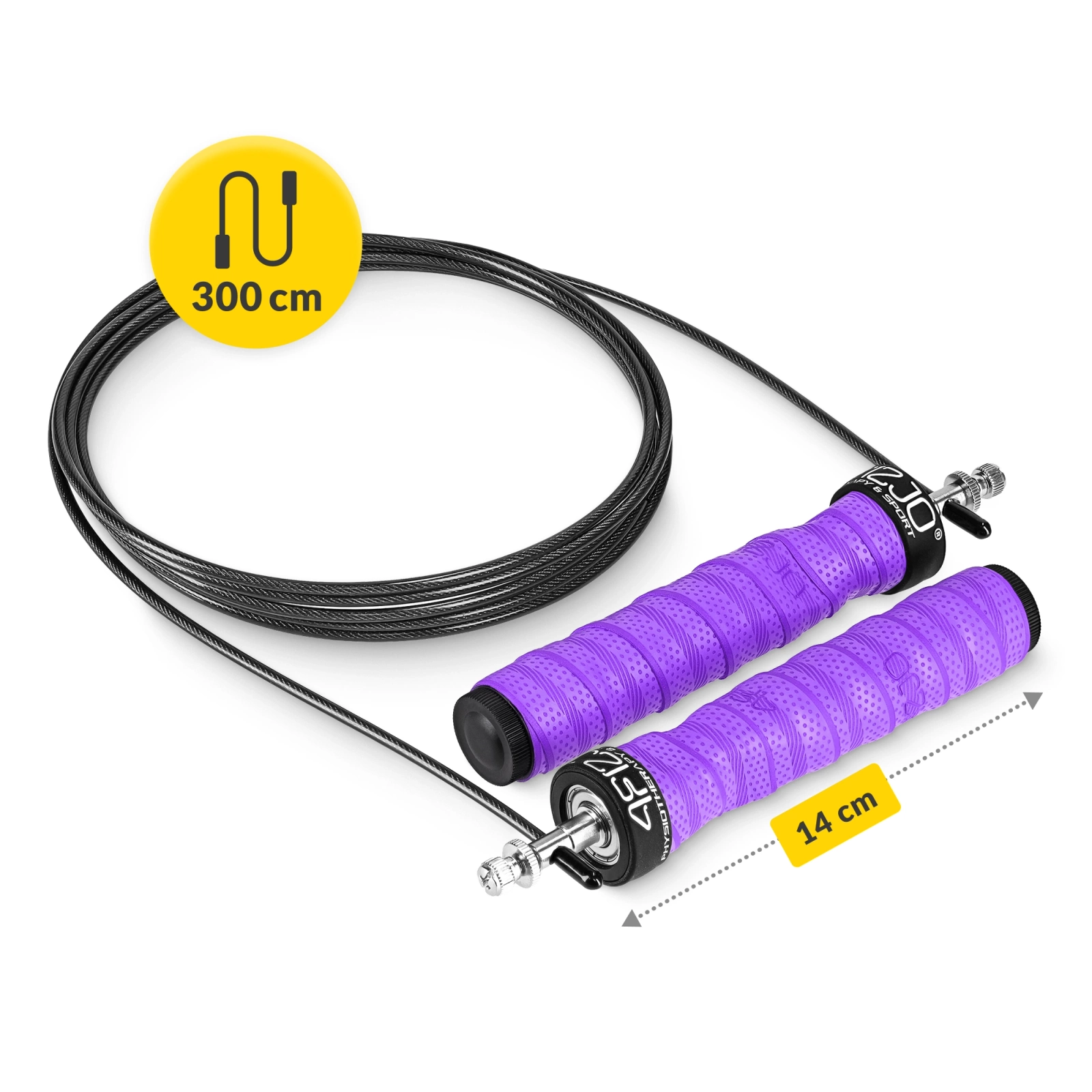 Boksa lecamaukla ar svariem 4FIZJO 3 m, violeta (1)