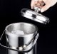 Ledus Spainis Trauks ar Vāku, Standziņām un Karoti, 1.3L | Ice Bucket with Tongs