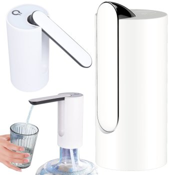 Elektriskais Bezvadu Dzeramā Ūdens Sūknis Pumpis Dozators 5L un 18,9L pudelēm Venden Eden | USB Electric Drinking Water Pump