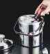Ledus Spainis Trauks ar Vāku, Standziņām un Karoti, 1.3L | Ice Bucket with Tongs