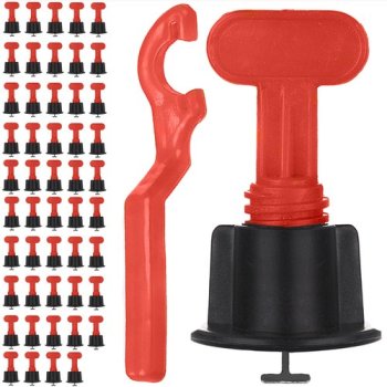 Flīžu līmeņošanas sistēma 51 gab - S14509 | Tile leveling system pcs