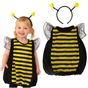 Bitītes karnevāla kostīms bērniem ar stīpiņu, 2 daļas, S izmērs
