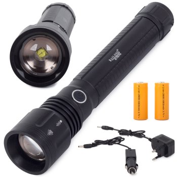 Bailong P58 taktiskā LED lukturis ar CREE XHP50, zoom, 1000m