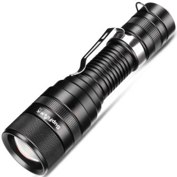 Supfire Taktiskais Kabatas LED Lukturis F5 1100lm, Melns | Tactic LED Mini Pocket Flashlight