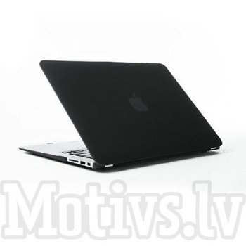 Apple MacBook Air 11" 11.6" A1370 A1465 Full Body (Front&Back) Snap-On Hard Shell Case Cover, black transparent –...