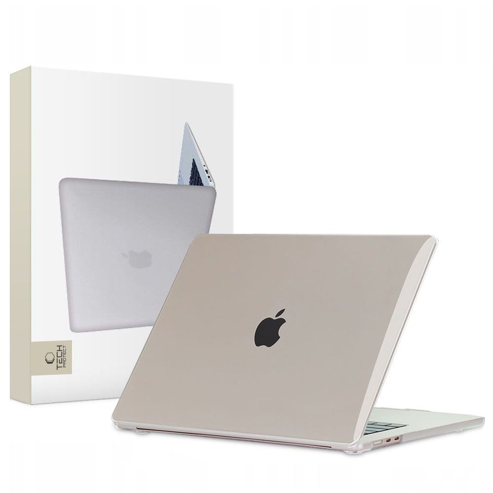 Tech-Protect SmartShell apvalks MacBook Air 15" M2 / M3 2023-2024 - caurspīdīgs | case for transparent