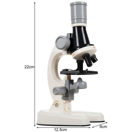 Bērnu mikroskops ar palielinājumu 100x; 400x; 1200x + piederumi | Microscope with Accessories (1)