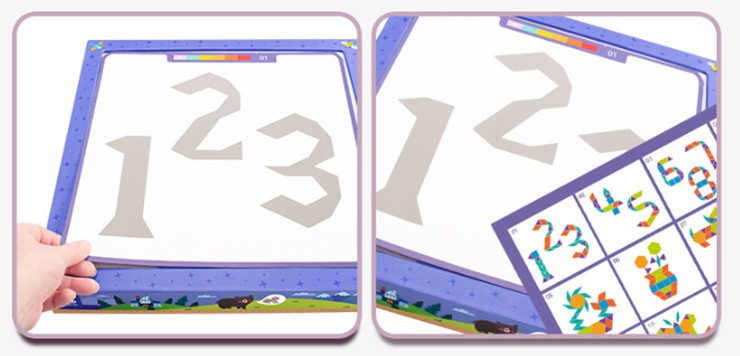 Magnētiskais konstruktors puzle Formas Zkb-987 (1)