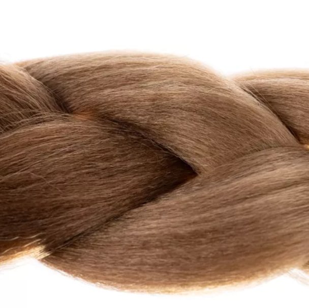 Kanekalons Sintētiskās Ombre Afro Bizes Frizūrām 60cm, Krēms | Synthetic Ombre Afro Braids for Hairstyles (3)