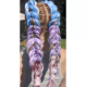 Kanekalons Sintētiskās Ombre Afro Bizes Frizūrām 60cm, Violets | Synthetic Ombre Afro Braids for Hairstyles