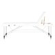 Saliekams masāžas galds, kušete ALUMINIUM COMFORT 3 sekcijas, balts| Foldable massage table 3 sections, white