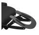 4FIZJO Saliekams alumīnija masāžas galds, kušete, 2 sekcijas, Melns | Foldable Aluminum Massage Table