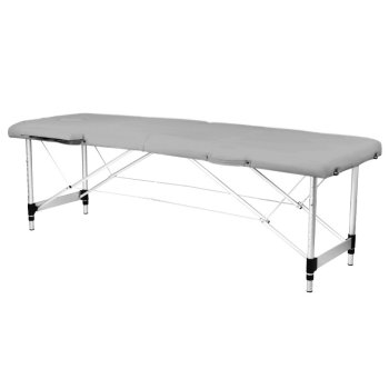Saliekamais Masāžas Galds Alumīnija Comfort Activ Fizjo 2 Segmentu Pelēks | Folding Massage Table Aluminum Comfort...