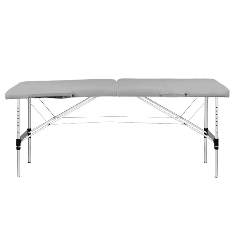 Saliekamais Masāžas Galds Alumīnija Comfort Activ Fizjo 2 Segmentu Pelēks | Folding Massage Table Aluminum Comfort... (1)