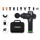 Masāžas pistole Neo-sport NS-503 ar 9 uzgaļiem, melna