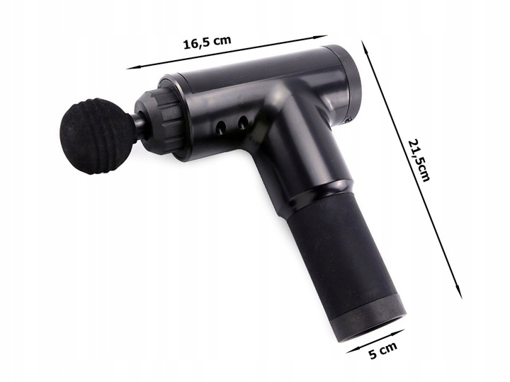 Masāžas Ierīce Pistole Muskuļu Masažieris ar 4 Uzgaļiem, Bezvadu Masieris, Melns | Muscle Massager Gun Pistol... (0)