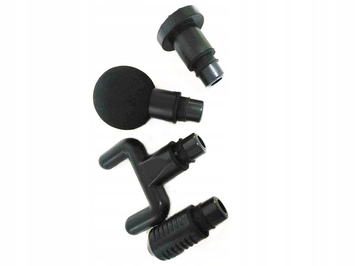 Masāžas Ierīce Pistole Muskuļu Masažieris ar 4 Uzgaļiem, Bezvadu Masieris, Melns | Muscle Massager Gun Pistol... (2)