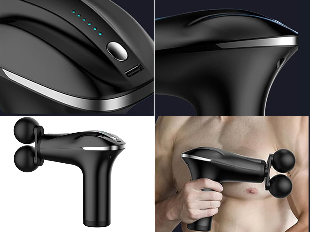 Muguras ķermeņa kāju masāžas pistoles spēka pistole 4 padomi | Back body leg massager power massage gun tips (0)
